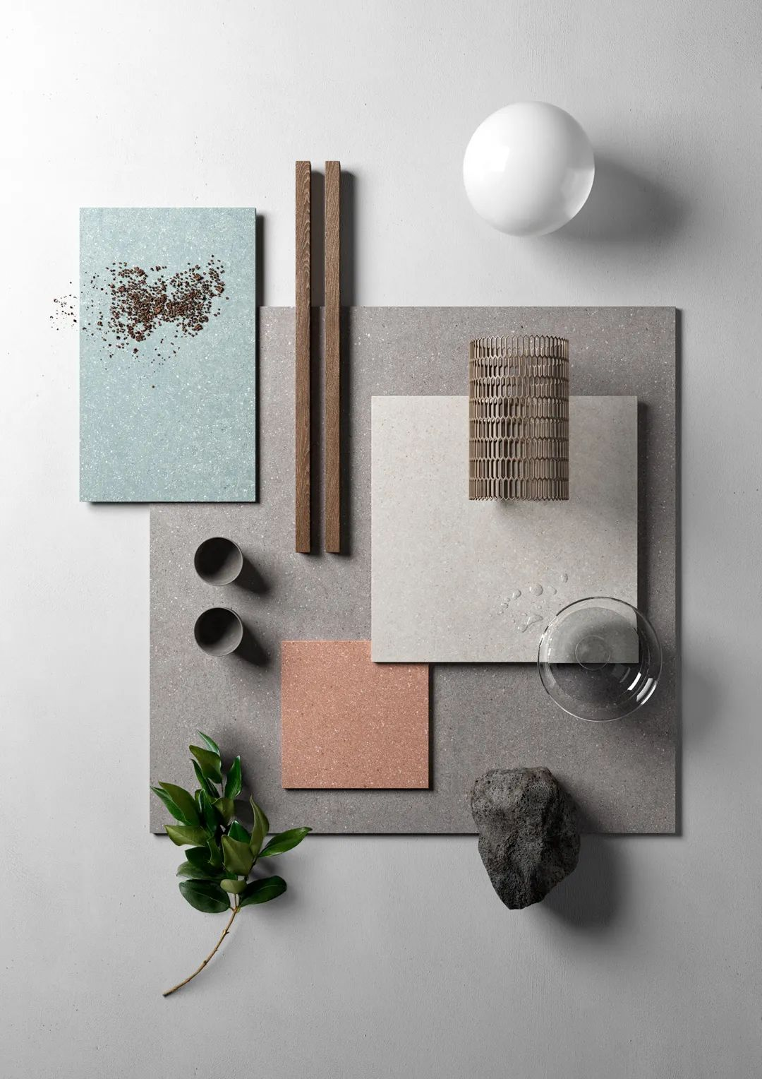 M·新品推薦 | 自愈系水磨石巖板，色彩清新，活潑卻不張揚(yáng)(圖1)