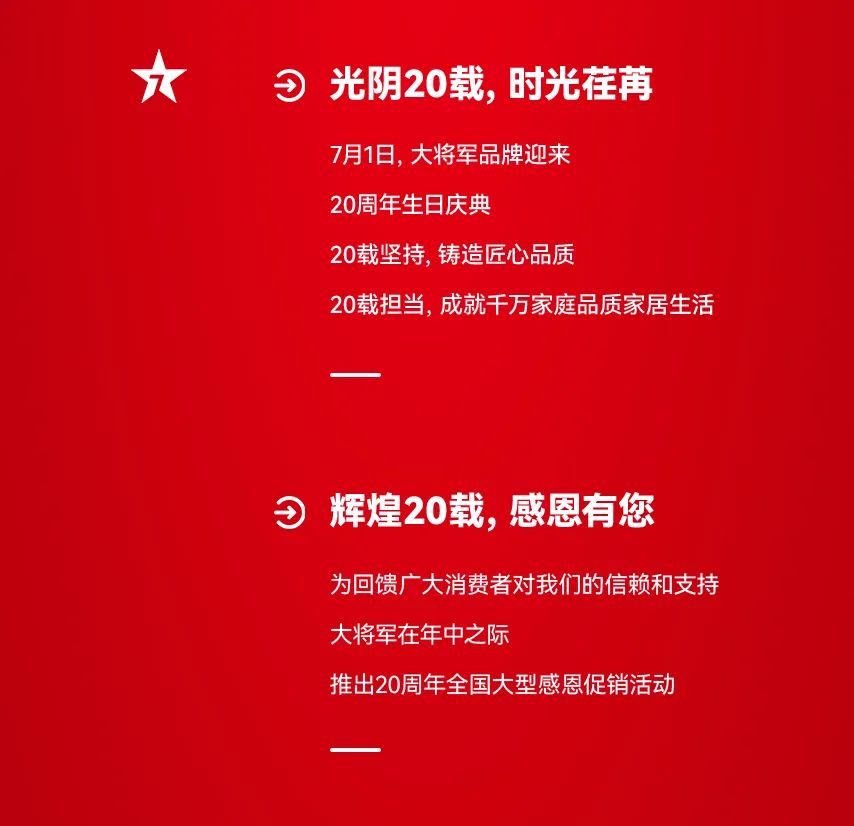 獻禮20 周年丨明星助陣、重磅優(yōu)惠，引爆全國狂歡熱潮！(圖2)