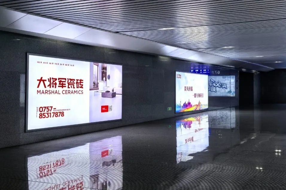全速前進(jìn)丨大將軍瓷磚機(jī)場(chǎng)&高鐵廣告再登廣東，開啟黃金廣告位的“霸屏模式”！(圖7)