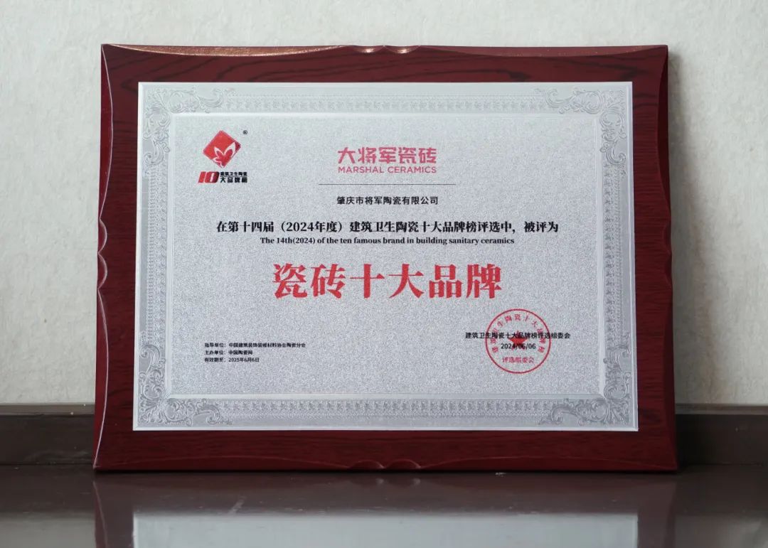 品牌標(biāo)桿，綻耀不凡 ！恭喜大將軍瓷磚榮膺 “陶瓷一線品牌”、 “瓷磚十大品牌”兩大獎(jiǎng)項(xiàng)(圖8)